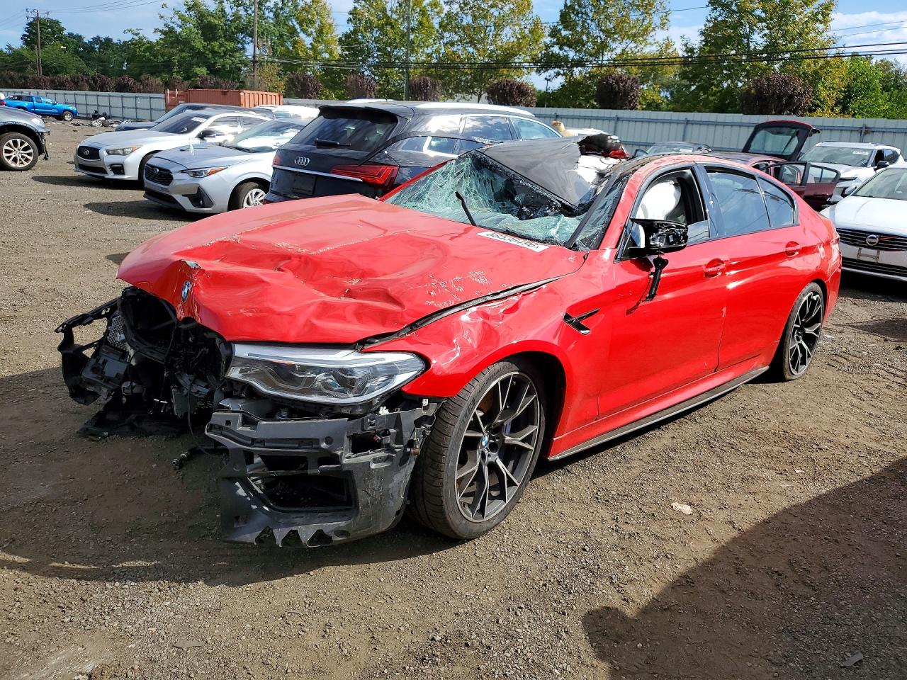 2020 BMW M5 VIN WBSJF0C01LCE61723 — COPART salvage auction photo