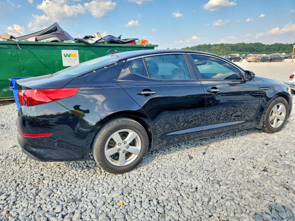 2015 Kia Optima VIN 5XXGM4A74FG485143 COPART salvage auction — MECHANICAL, Salvage Title, sold $500 on 2026-10-08 (photo 3)
