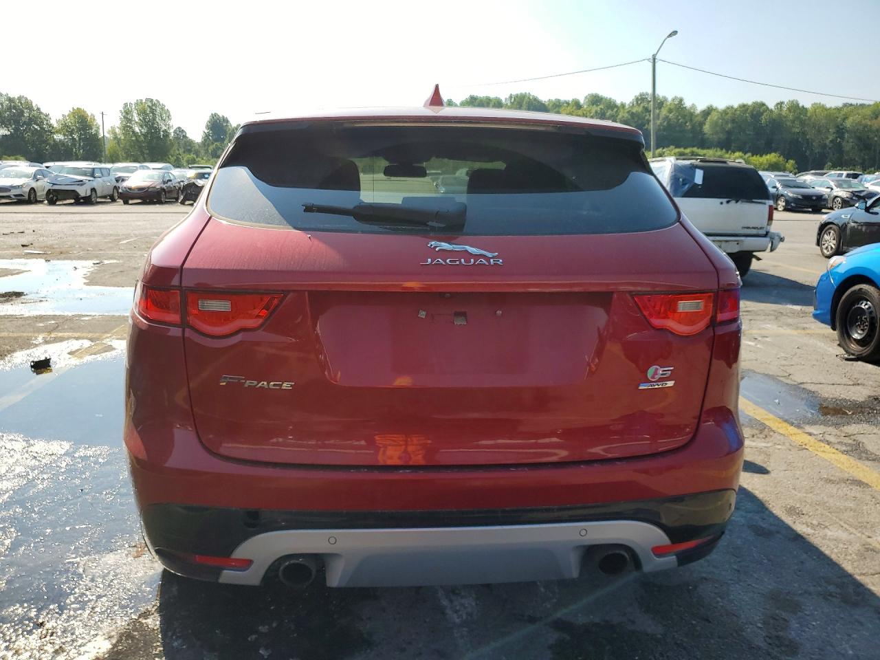 2017 Jaguar F-pace VIN SADCM2BV1HA056464 COPART salvage auction — Front End, TX - CERTIFICATE OF TITLE, sold $3,950 on 2026-09-15 (photo 6)