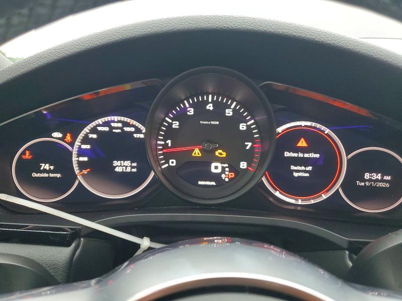 2022 Porsche Cayenne VIN WP1AA2AY6NDA02948 COPART salvage auction — FRONT END, Ny - Mv-907A Salvage Certificate, sold $25,750 on 2026-09-18 (photo 9)