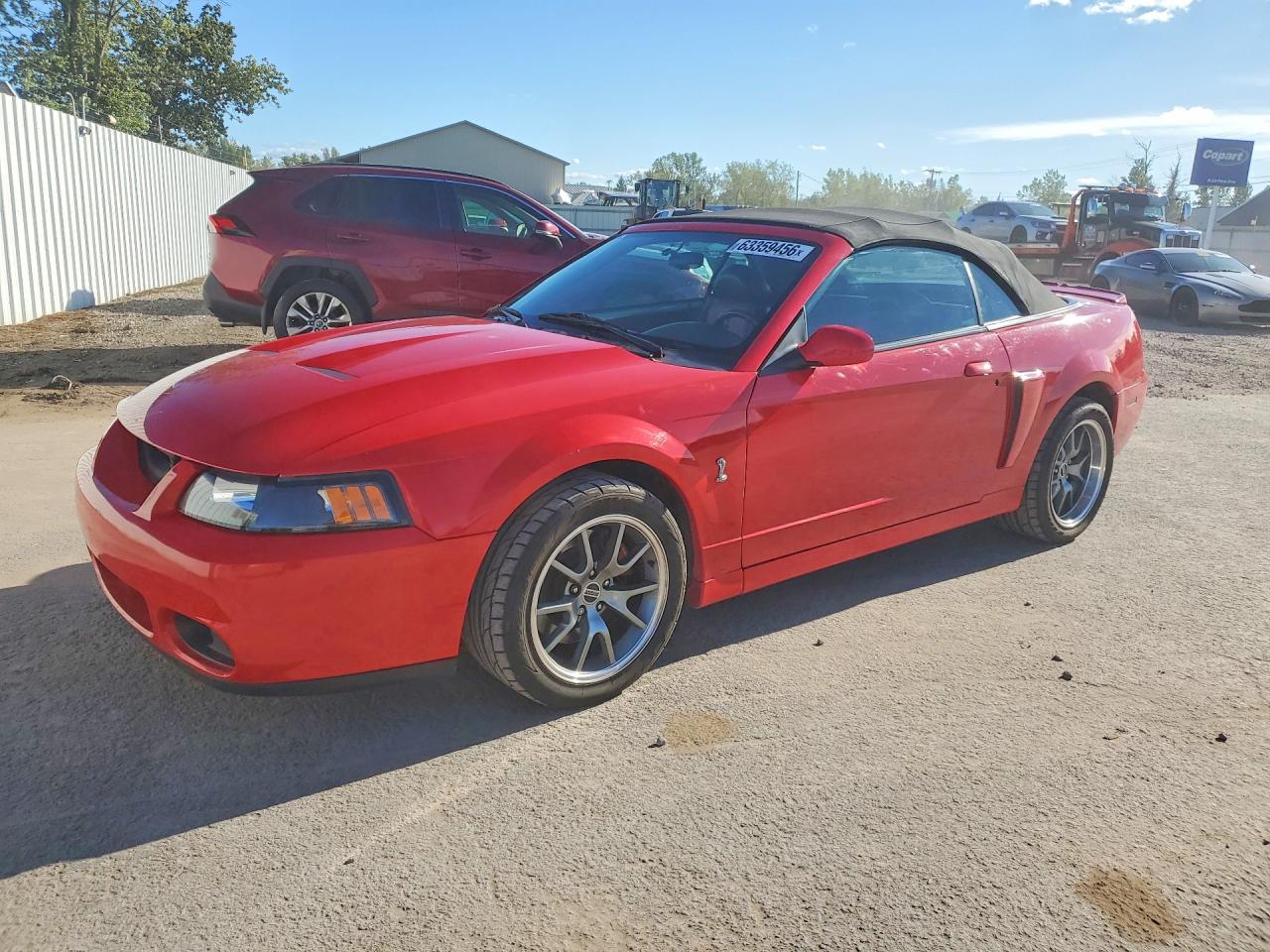 2003 Ford Mustang VIN 1FAFP49YX3F447769 — COPART salvage auction photo