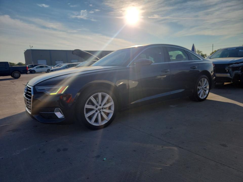 2020 Audi A6 VIN WAUE8AF24LN052362 COPART salvage auction — MINOR DENT/SCRATCHES, TX - CERTIFICATE OF TITLE (P), sold $10,700 on 2026-10-08 (photo 1)
