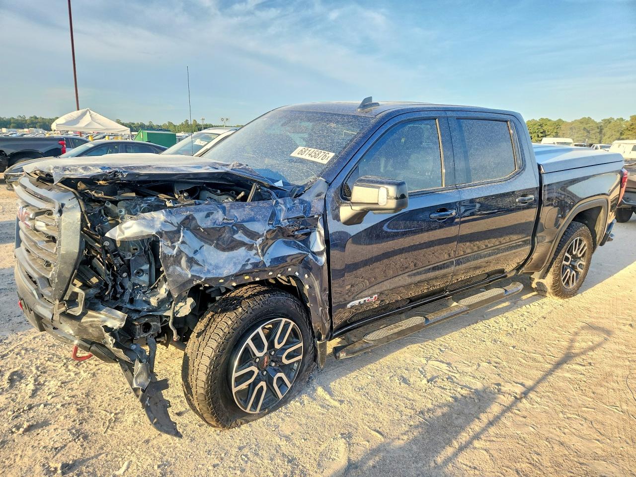2021 GMC Sierra VIN 1GTU9EET5MZ242419 — COPART salvage auction photo