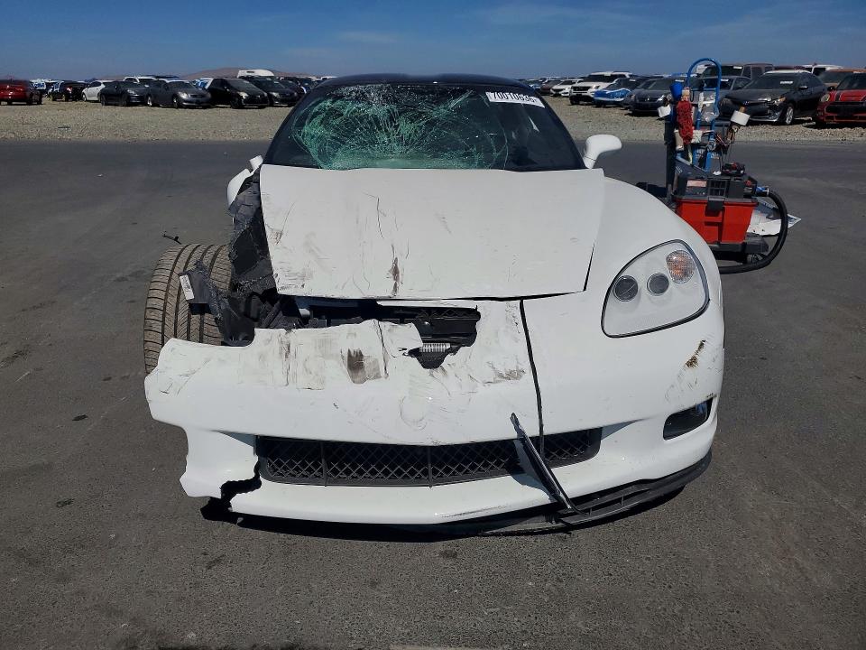 2012 Chevrolet Corvette VIN 1G1YW2DW3C5100363 COPART salvage auction — FRONT END, Ca - Salvage Certificate, sold $12,200 on 2026-10-12 (photo 5)