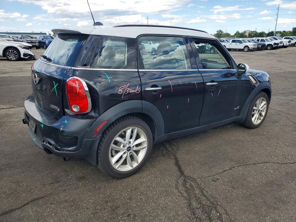 2013 Mini Cooper VIN WMWZC5C53DWP30746 COPART salvage auction — REAR END, Co - Public - Salvage Title, sold $1,500 on 2026-09-10 (photo 3)