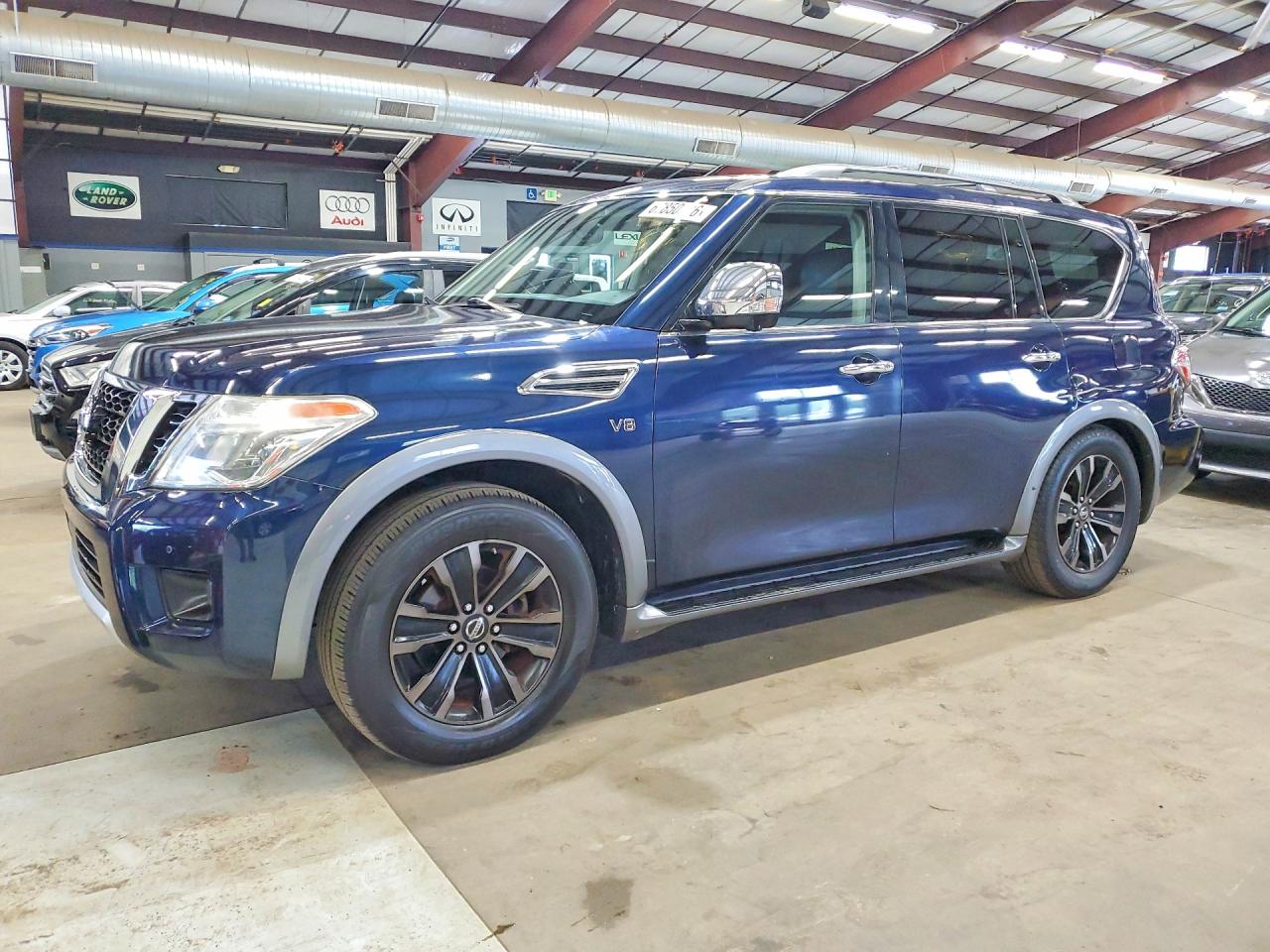 2017 Nissan Armada VIN JN8AY2NC1H9511160 — COPART salvage auction photo