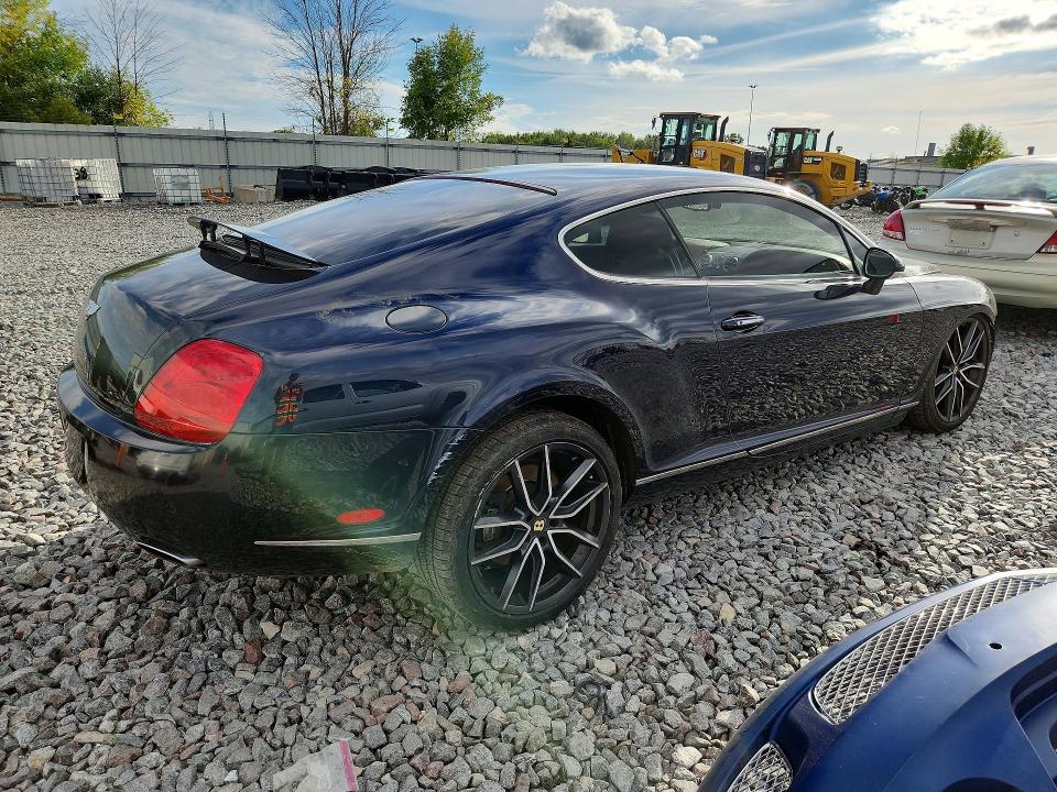 2005 Bentley Continental VIN SCBCR63W95C029768 COPART salvage auction — FRONT END, Wi - Junked Vehicle Bill Of Sale, sold $3,950 on 2026-09-28 (photo 3)
