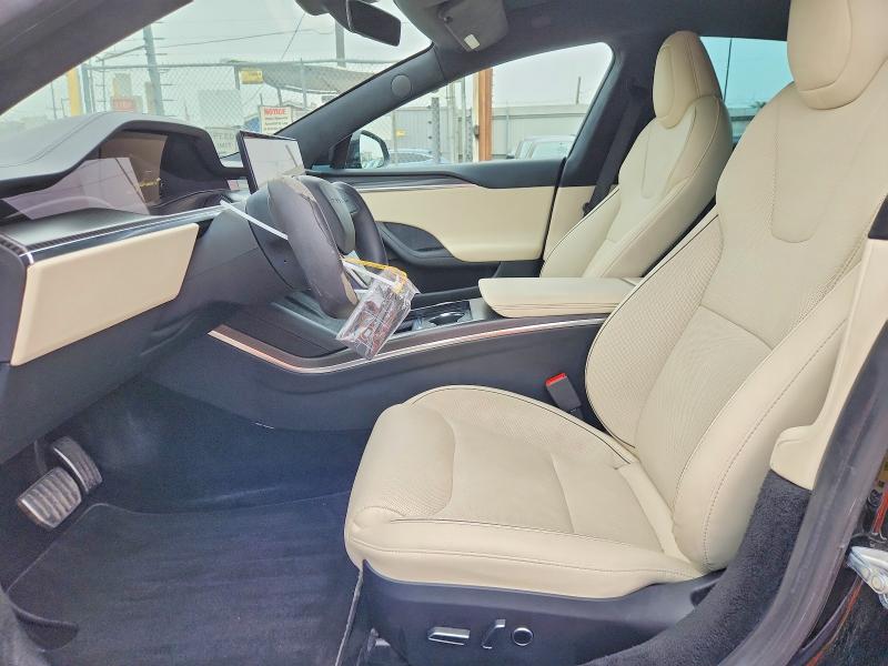 2021 Tesla Model s VIN 5YJSA1E64MF436978 COPART salvage auction — REAR END, Fl - Dis/Dlr/Exp Only Salvage Title, sold $27,000 on 2026-10-08 (photo 7)