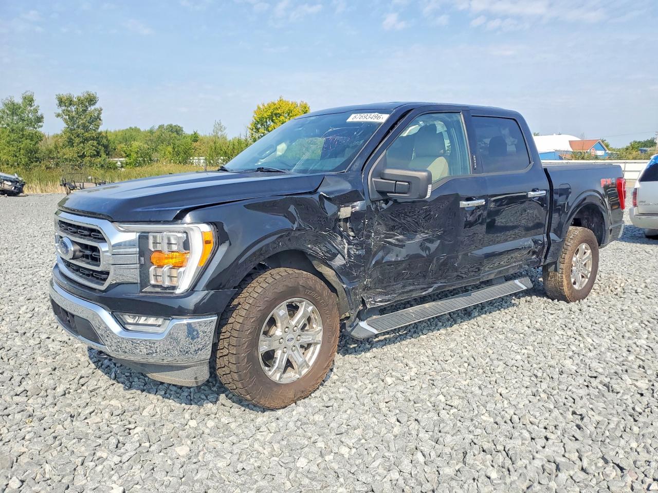 2022 Ford F-150 Lightning VIN 1FTFW1E85NFA23355 — COPART salvage auction photo