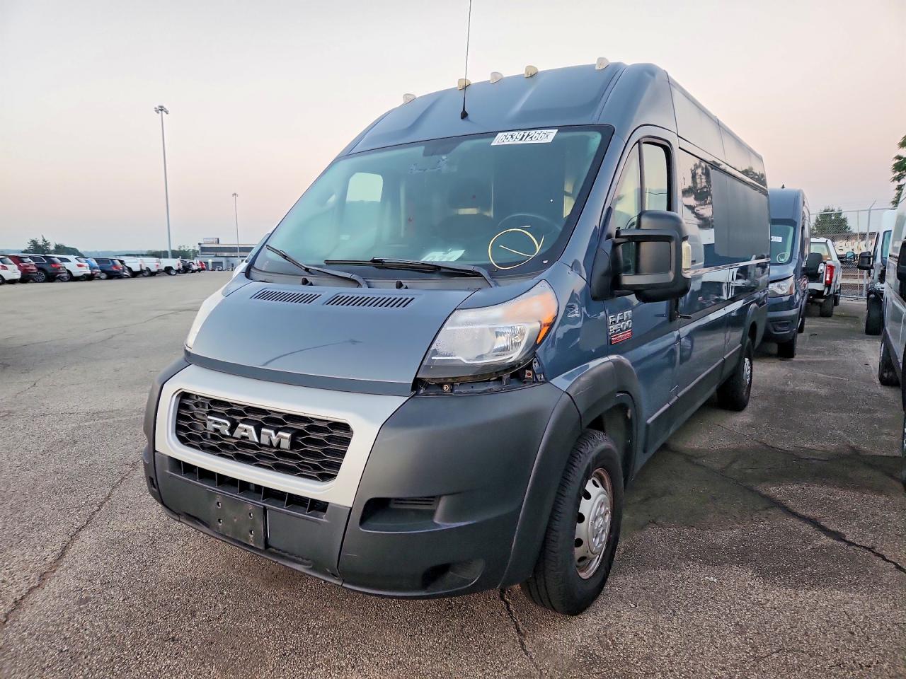 2020 Ram ProMaster 3500 VIN 3C6URVJGXLE139863 — COPART salvage auction photo