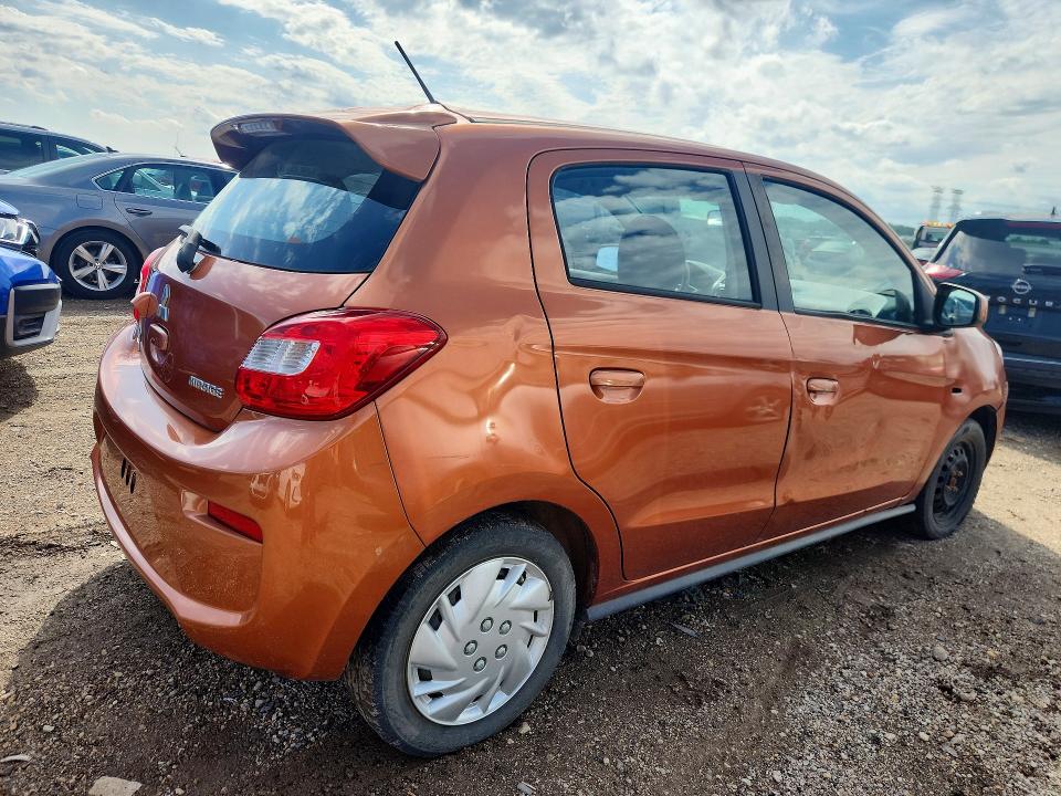 2019 Mitsubishi Mirage VIN ML32A3HJ8KH008830 COPART salvage auction — SIDE, IN - CERTIFICATE OF TITLE, sold $2,000 on 2026-10-06 (photo 3)