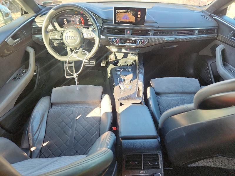 2018 Audi S5 VIN WAUB4CF55JA061094 COPART salvage auction — SIDE, PA - CERTIFICATE OF SALVAGE, sold $7,200 on 2026-09-28 (photo 8)