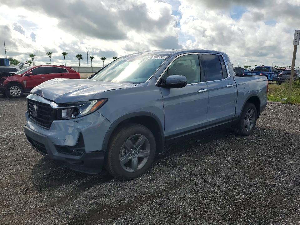 2022 Honda Ridgeline VIN 5FPYK3F76NB032387 — COPART salvage auction photo
