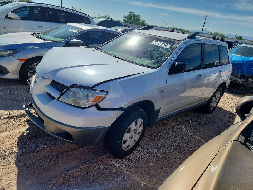 2005 Mitsubishi Outlander VIN JA4LX31F05U024046 COPART salvage auction — FRONT END, AZ - CERT OF TITLE - SALVAGE, sold $200 on 2026-09-25 (photo 1)