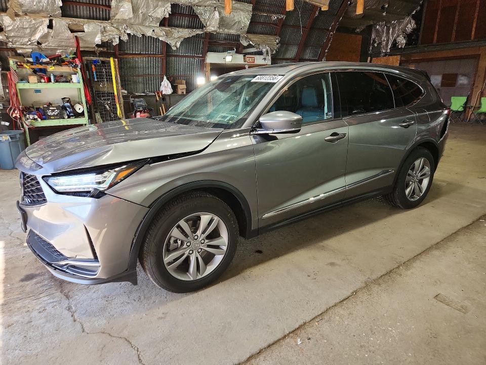 2025 Acura Mdx VIN 5J8YE1H36SL003707 — COPART salvage auction photo