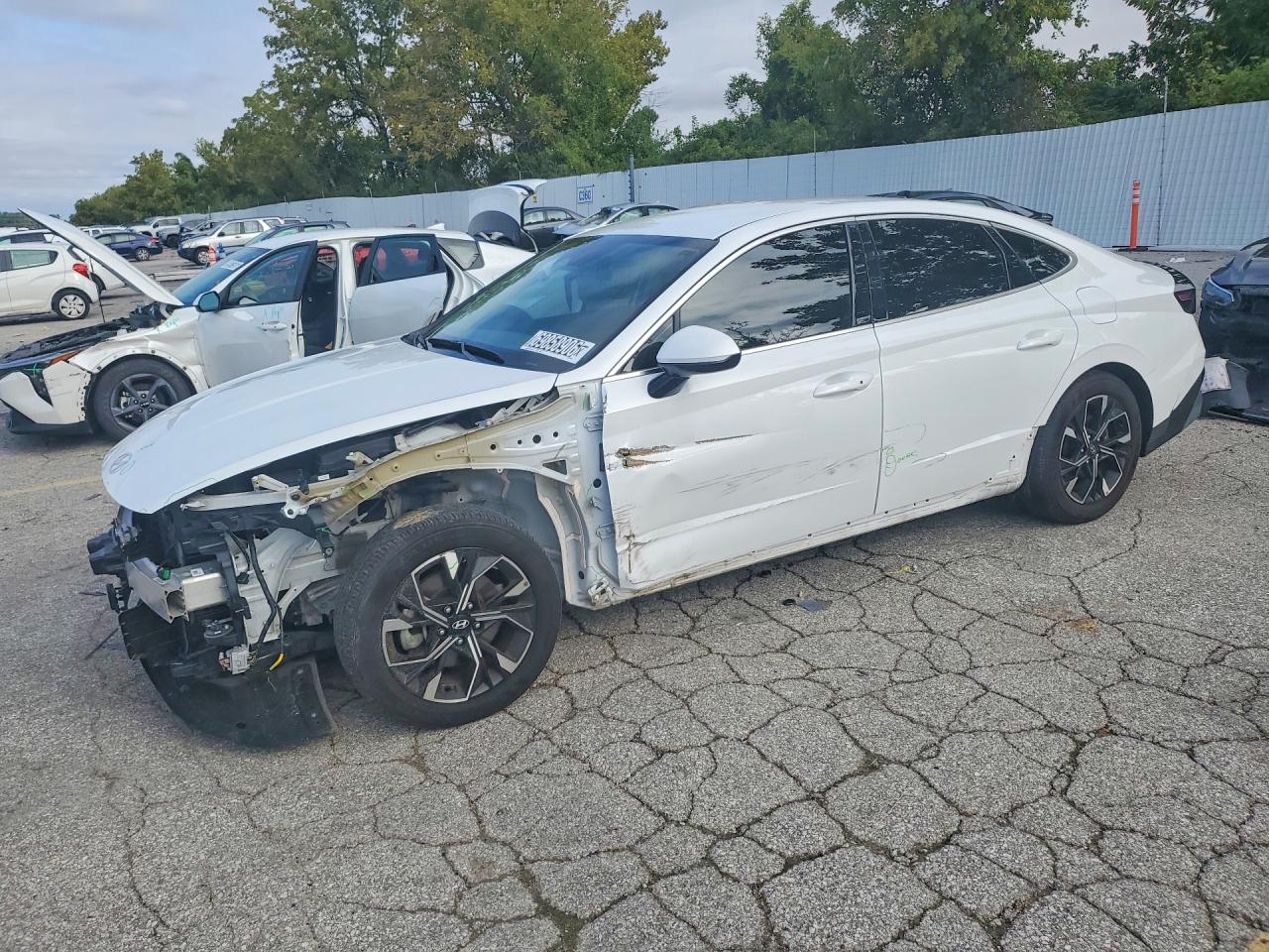 2025 Hyundai Sonata VIN KMHL64JA7SA508162 — COPART salvage auction photo