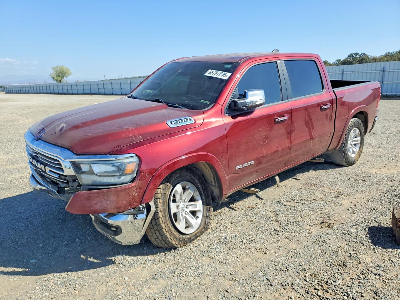 2021 Ram 1500 VIN 1C6SRFJT6MN771492 — COPART salvage auction photo