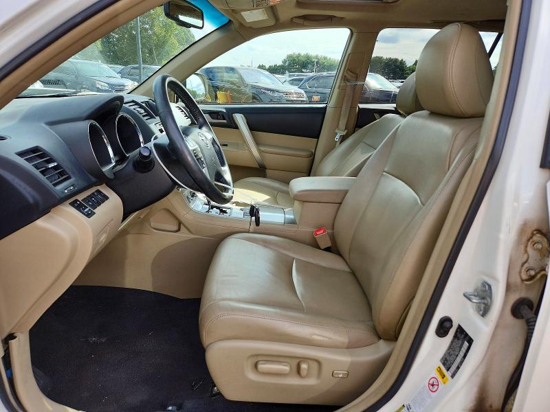 2013 Toyota Highlander VIN 5TDBK3EHXDS208750 COPART salvage auction — FRONT END, Vt - Cert Of Title-Salvage Vehicle, sold $3,600 on 2026-10-03 (photo 7)