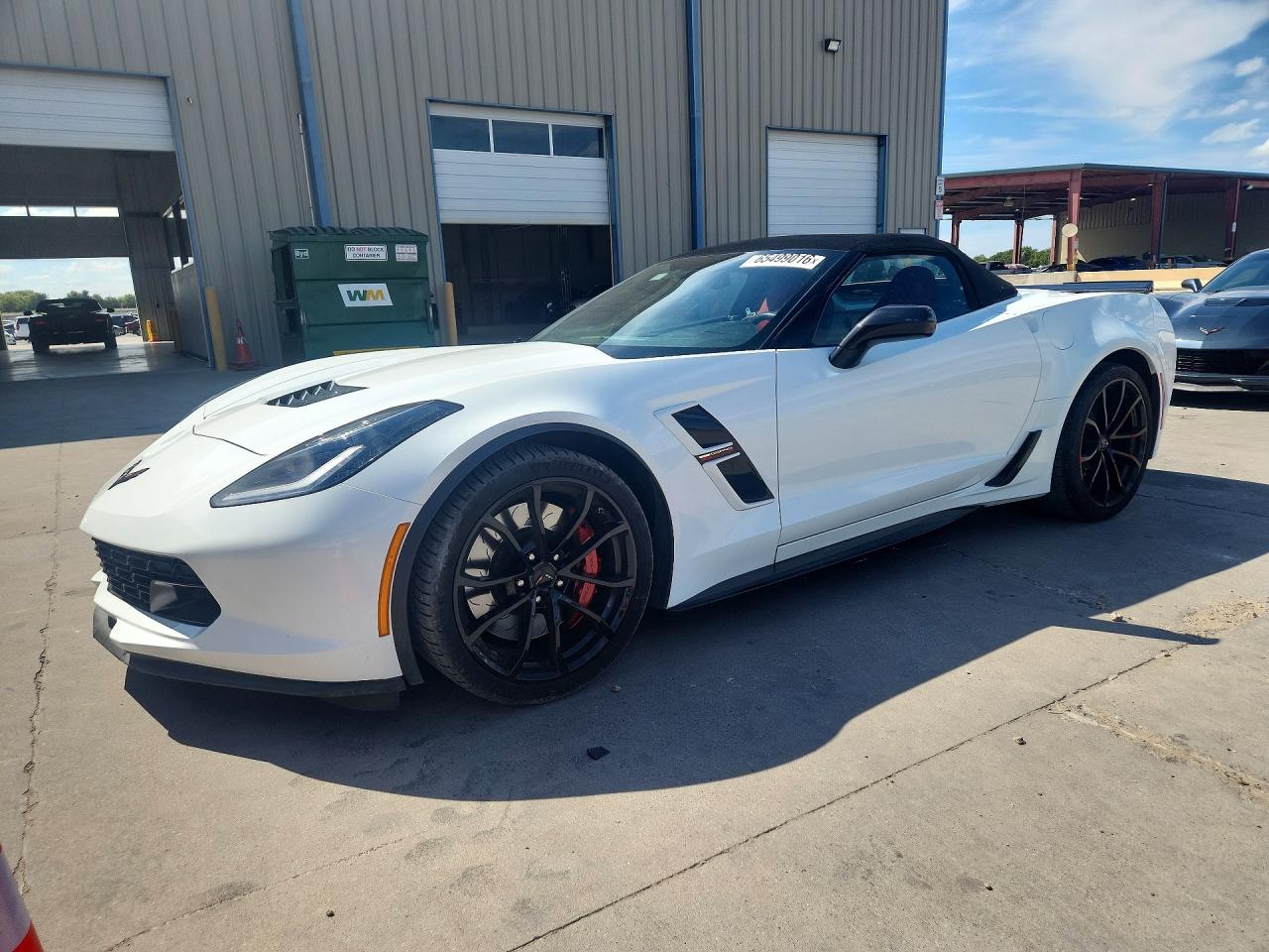 2019 Chevrolet Corvette VIN 1G1YW3D75K5107277 — COPART salvage auction photo