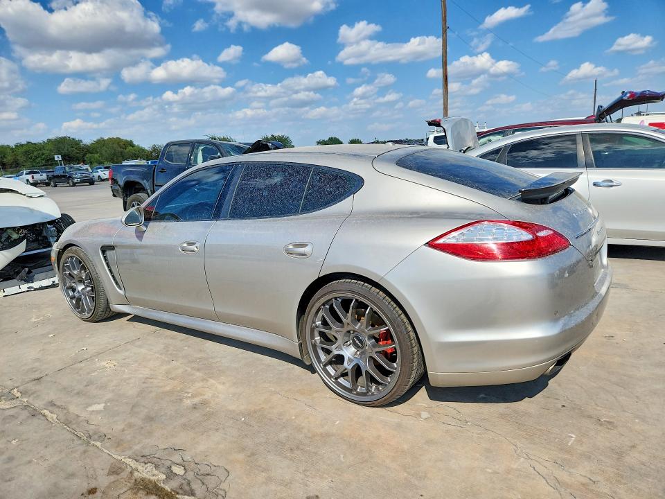 2012 Porsche Panamera VIN WP0AA2A74CL010297 COPART salvage auction — FRONT END, Tx - Certificate Of Title (P), sold $4,450 on 2026-10-01 (photo 2)
