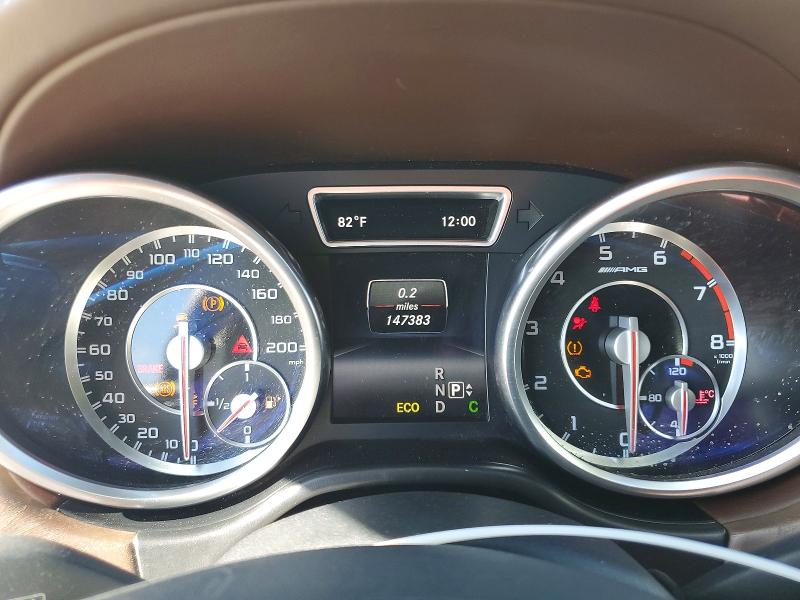 2014 Mercedes-benz Gl-klasse amg VIN 4JGDF7EE6EA286964 COPART salvage auction — MECHANICAL, Ca - Dis/Dlr/Exp Only Clean Title (P), sold $7,000 on 2026-09-22 (photo 9)