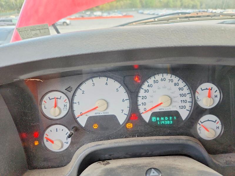 2006 Dodge Ram 2500 VIN 3D7KS26D26G290938 COPART salvage auction — MECHANICAL, PA - CERT OF TITLE, sold $1,950 on 2026-10-06 (photo 9)