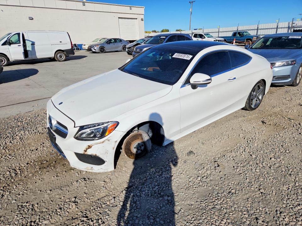 2017 Mercedes-benz C-klasse VIN WDDWJ4KB1HF541537 — COPART salvage auction photo