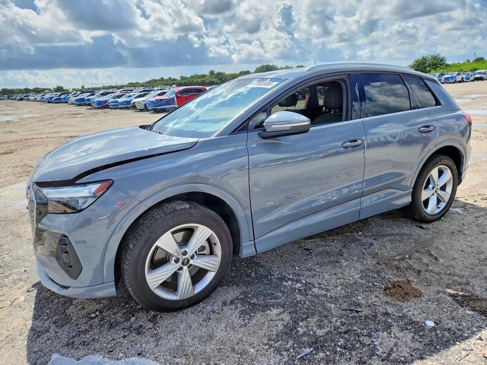 2022 Audi Q4 e-tron VIN WA1H2BFZ1NP046993 — COPART salvage auction photo