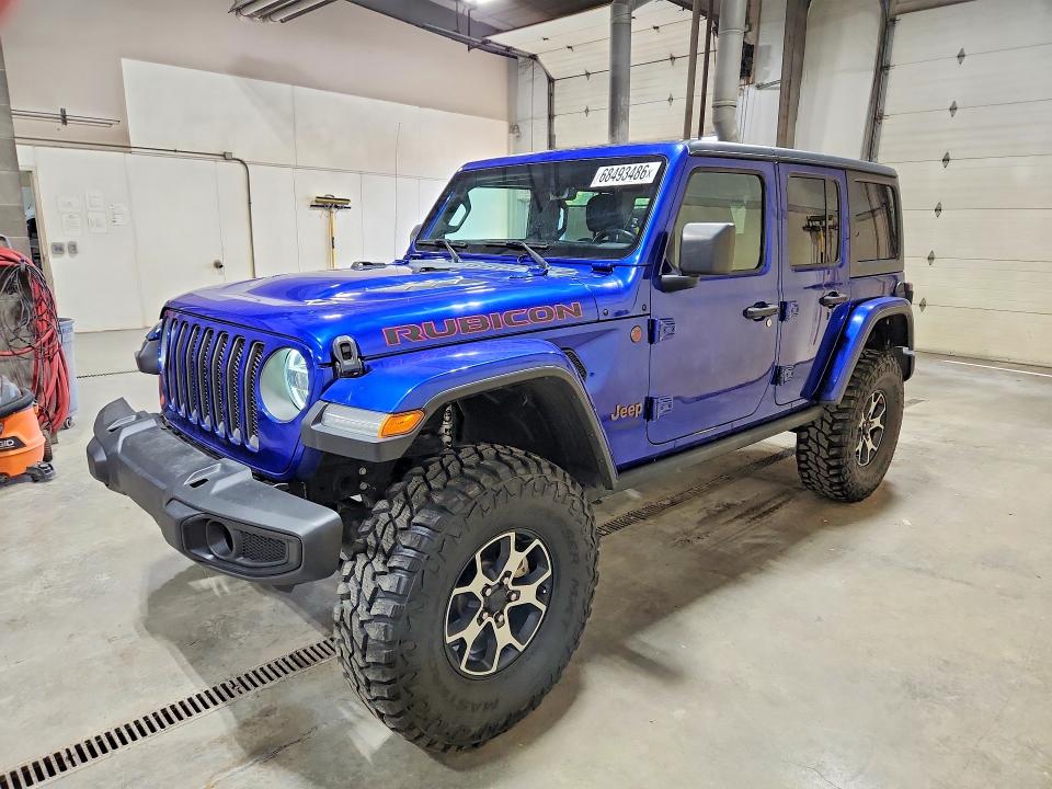 2019 Jeep Wrangler / VIN 1C4HJXFG2KW665625 — COPART salvage auction photo