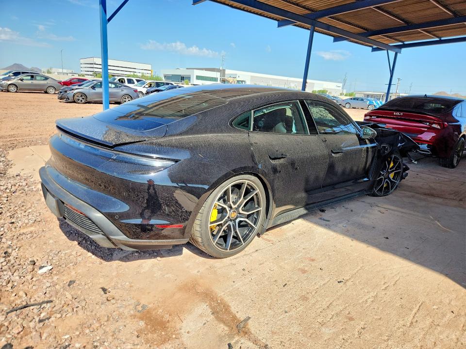 2024 Porsche Taycan VIN WP0AC2Y15RSA52006 COPART salvage auction — FRONT END, Az - Cert Of Title - Salvage, sold $32,000 on 2026-09-24 (photo 3)