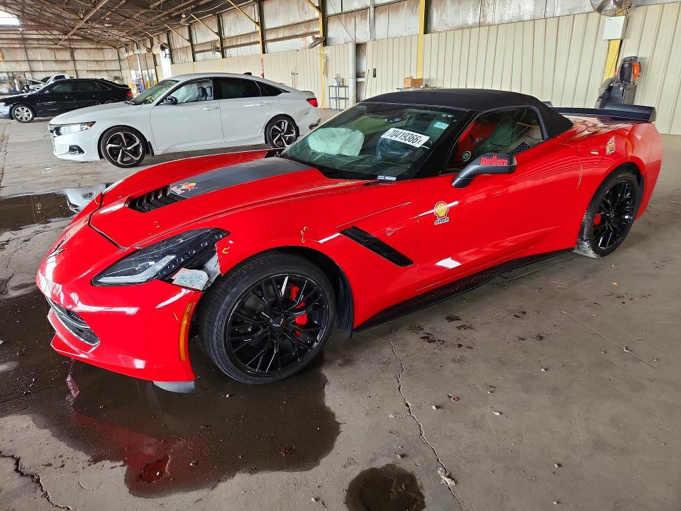 2014 Chevrolet Corvette VIN 1G1YD3D71E5117069 — COPART salvage auction photo