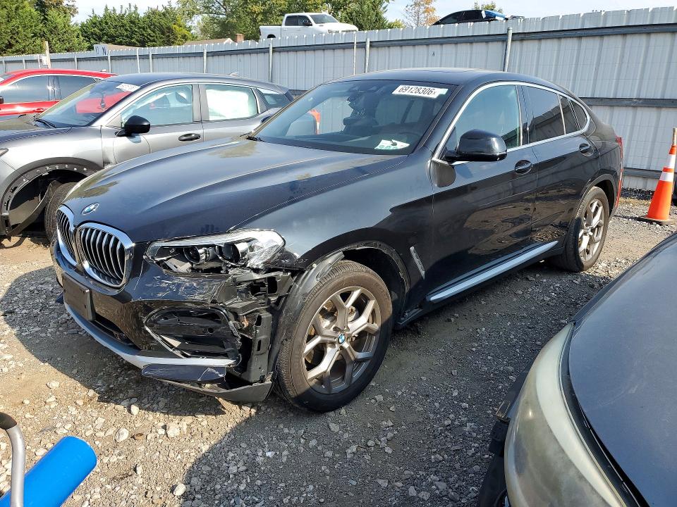 2020 BMW X4 VIN 5UX2V1C07LLE67514 — COPART salvage auction photo