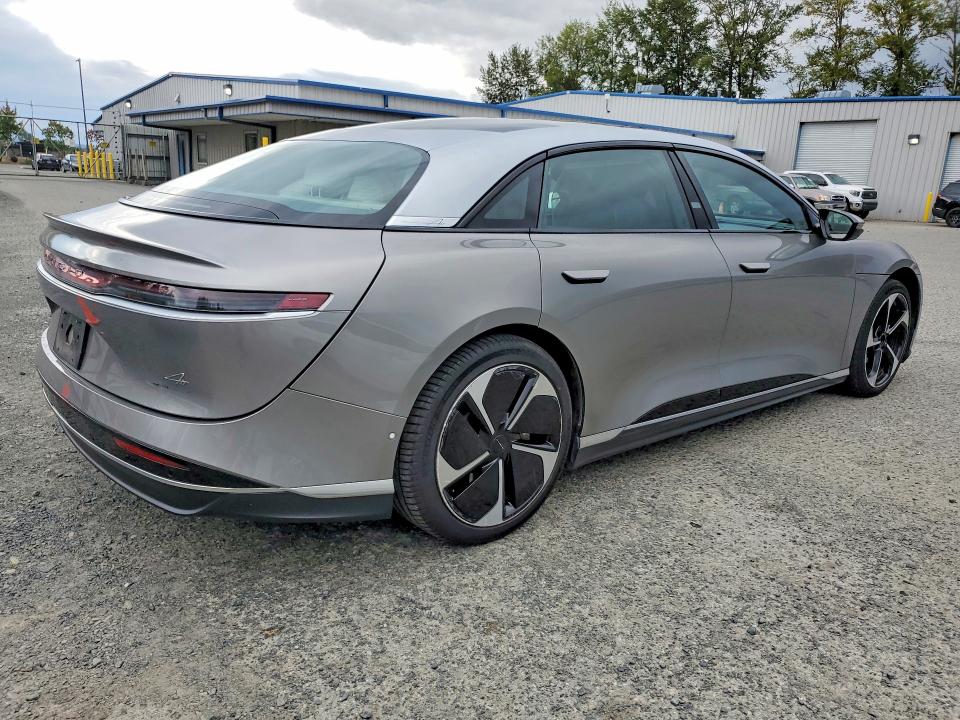2023 Lucid Air VIN 50EA1TEA9PA001782 COPART salvage auction — MINOR DENT/SCRATCHES, Wa - Vehicle Cert Of Ownership-Titl, sold $23,000 on 2026-09-21 (photo 3)