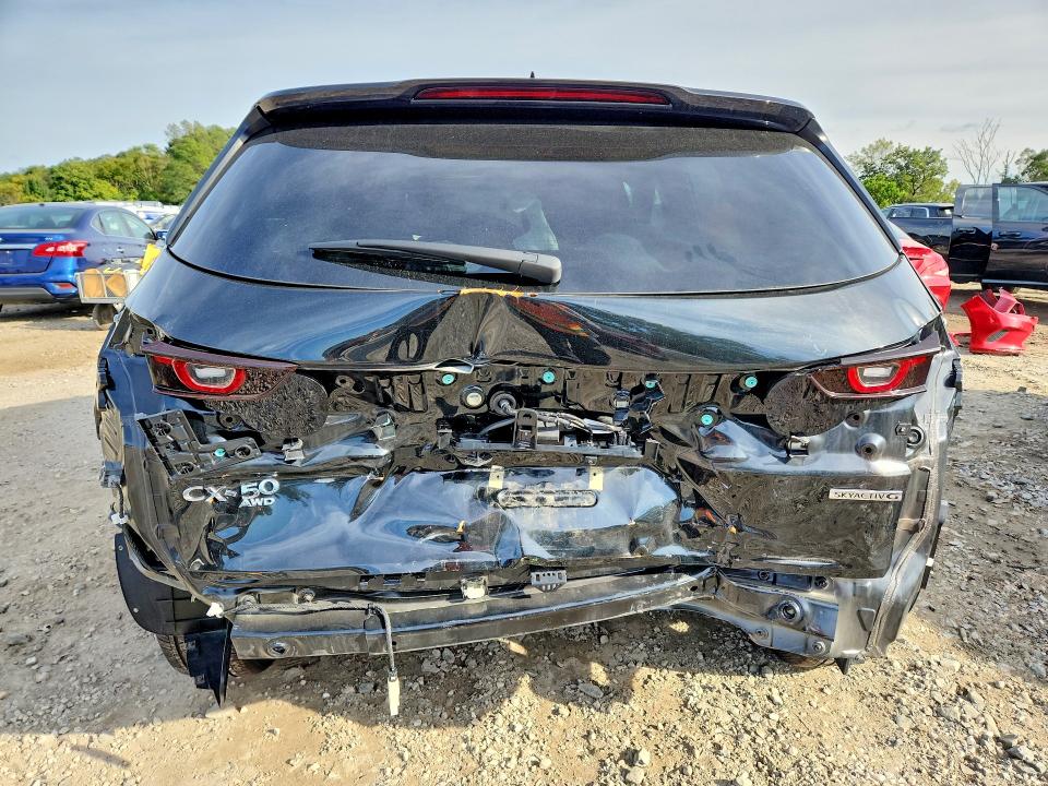 2025 Mazda Cx-50 VIN 7MMVABDM1SN373825 COPART salvage auction — REAR END, Salvage Title, sold $10,800 on 2026-10-16 (photo 6)