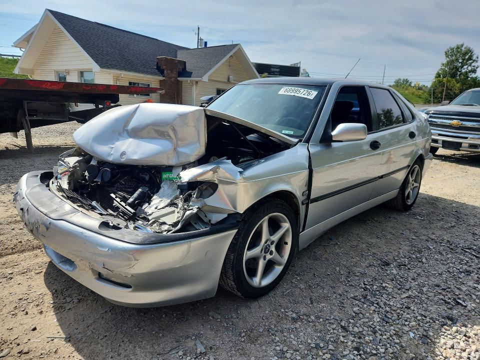 2000 Saab 9-3 VIN YS3DP55G8Y7015812 COPART salvage auction — FRONT END, OH - CERT OF TITLE-SALVAGE, sold $475 on 2026-10-07 (photo 1)