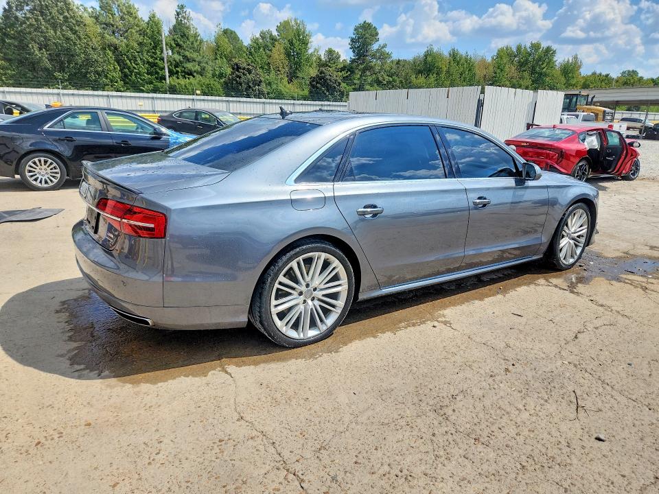 2017 Audi A8 VIN WAU44AFD6HN017449 COPART salvage auction — FRONT END, TN - SALVAGE CERTIFICATE, sold $6,600 on 2026-09-24 (photo 3)