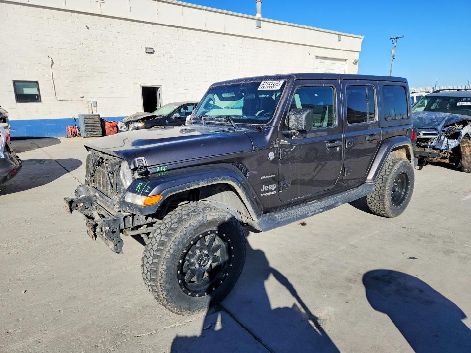 2020 Jeep Wrangler / VIN 1C4HJXEN7LW213560 — COPART salvage auction photo