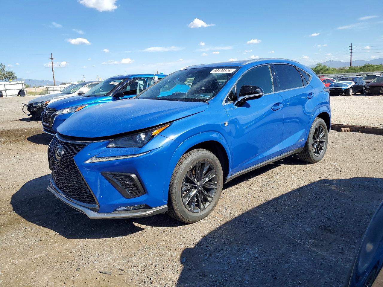 2021 Lexus NX 300h VIN JTJSJRDZ1M2150192 — COPART salvage auction photo