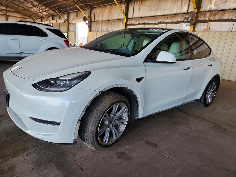 2020 Tesla Model y VIN 5YJYGDEE7LF023680 — COPART salvage auction photo