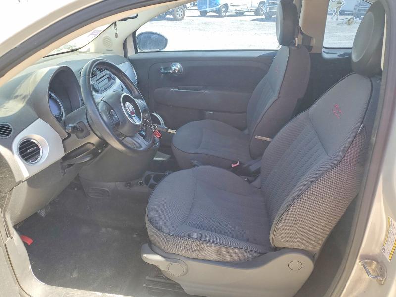 2012 Fiat 500 VIN 3C3CFFER9CT109249 COPART salvage auction — FRONT END, Salvage Title, sold $350 on 2026-09-29 (photo 7)