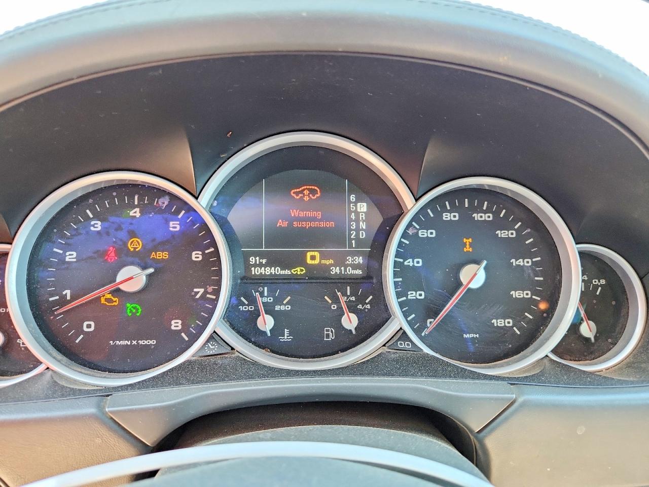 2006 Porsche Cayenne VIN WP1AC29P56LA92042 COPART salvage auction — Minor Dent/Scratches, TX - SALVAGE VEHICLE TITLE (P), sold $550 on 2026-10-16 (photo 9)