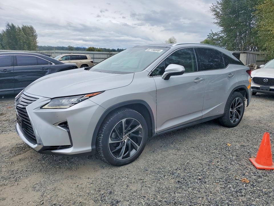 2017 Lexus Rx 450h VIN 2T2BGMCAXHC018230 — COPART salvage auction photo
