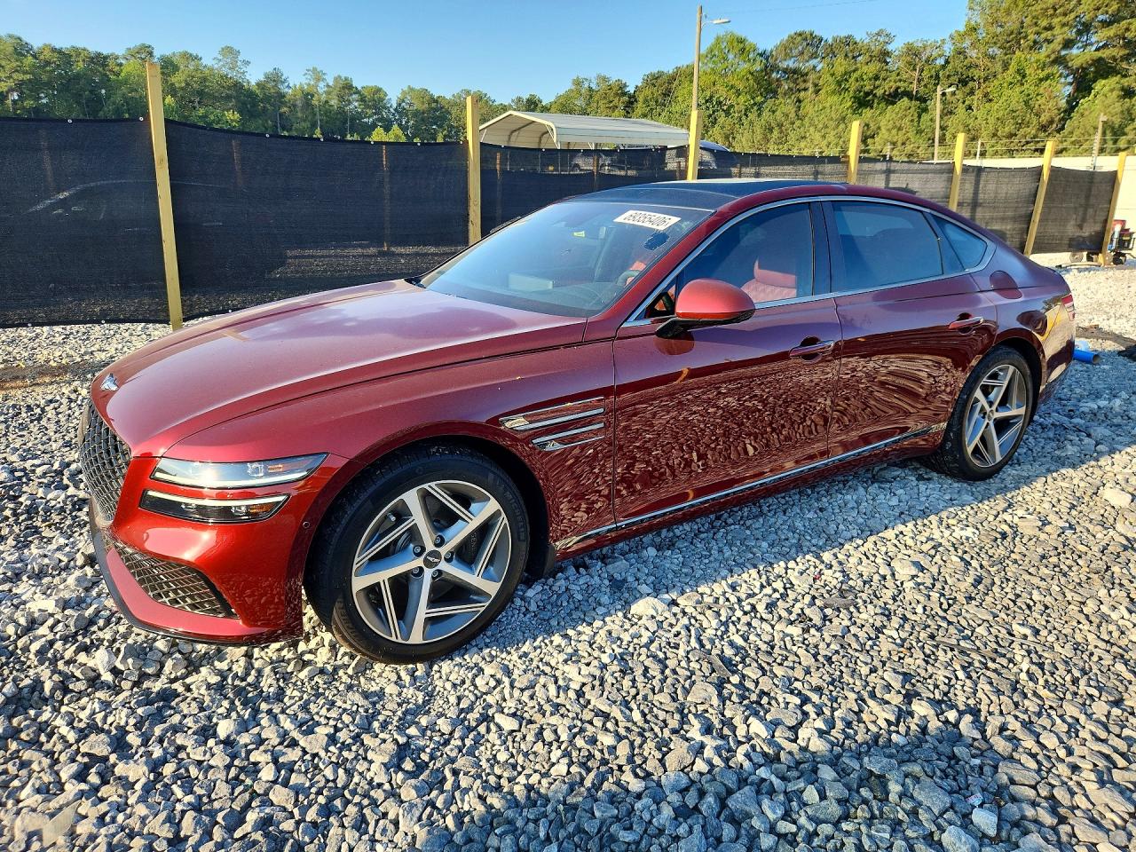 2024 Genesis G80 VIN KMTGA4SC6RU206375 — COPART salvage auction photo