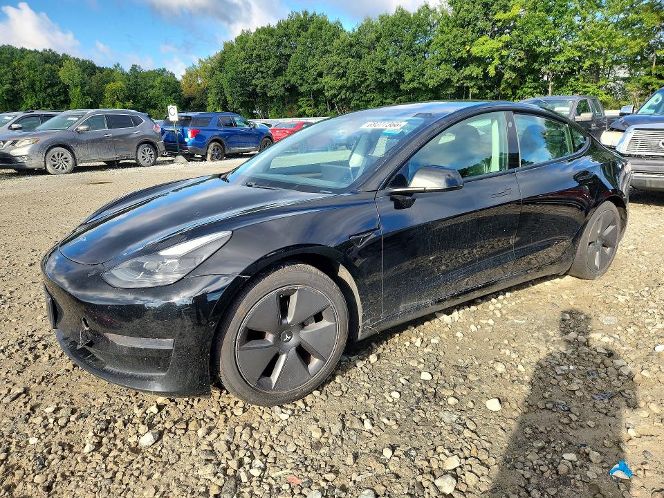 2021 Tesla Model 3 VIN 5YJ3E1EA0MF028426 COPART salvage auction — MINOR DENT/SCRATCHES, Ma - Certificate Of Title (P), sold $10,700 on 2026-10-07 (photo 1)