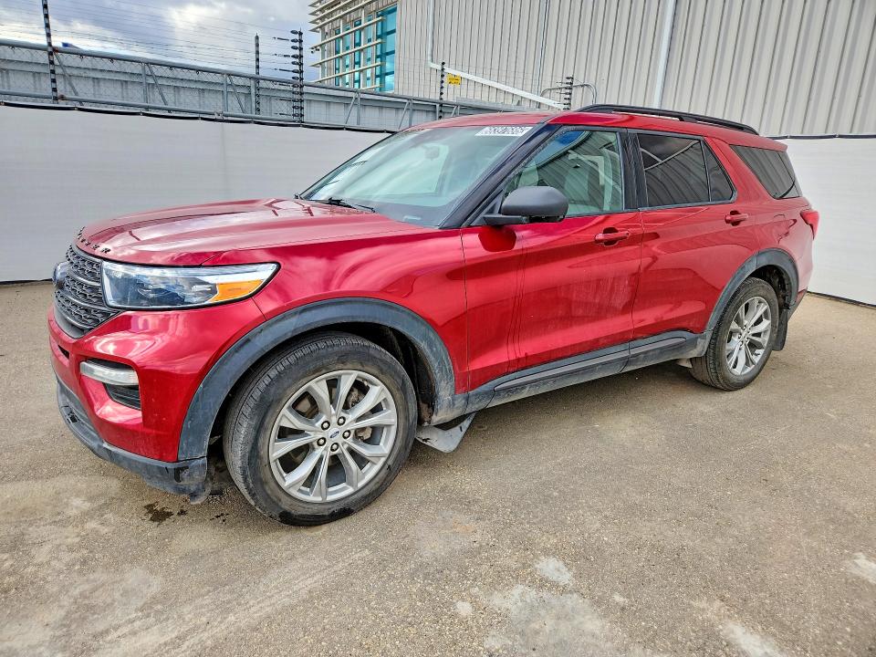 2021 Ford Explorer VIN 1FMSK8DH2MGA89693 — COPART salvage auction photo