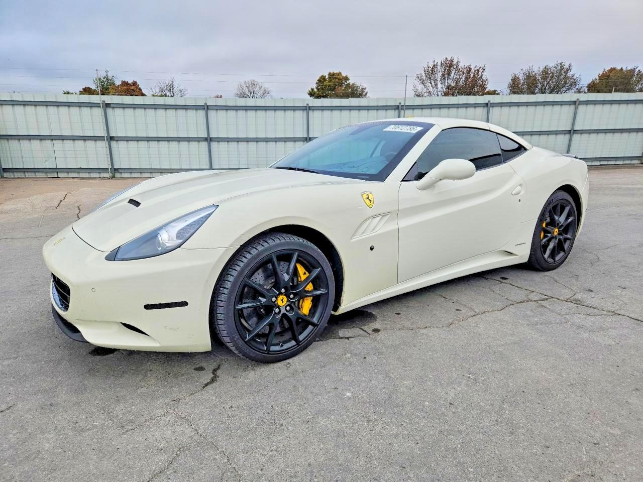 2013 Ferrari California VIN ZFF65TJA1D0190645 — COPART salvage auction photo