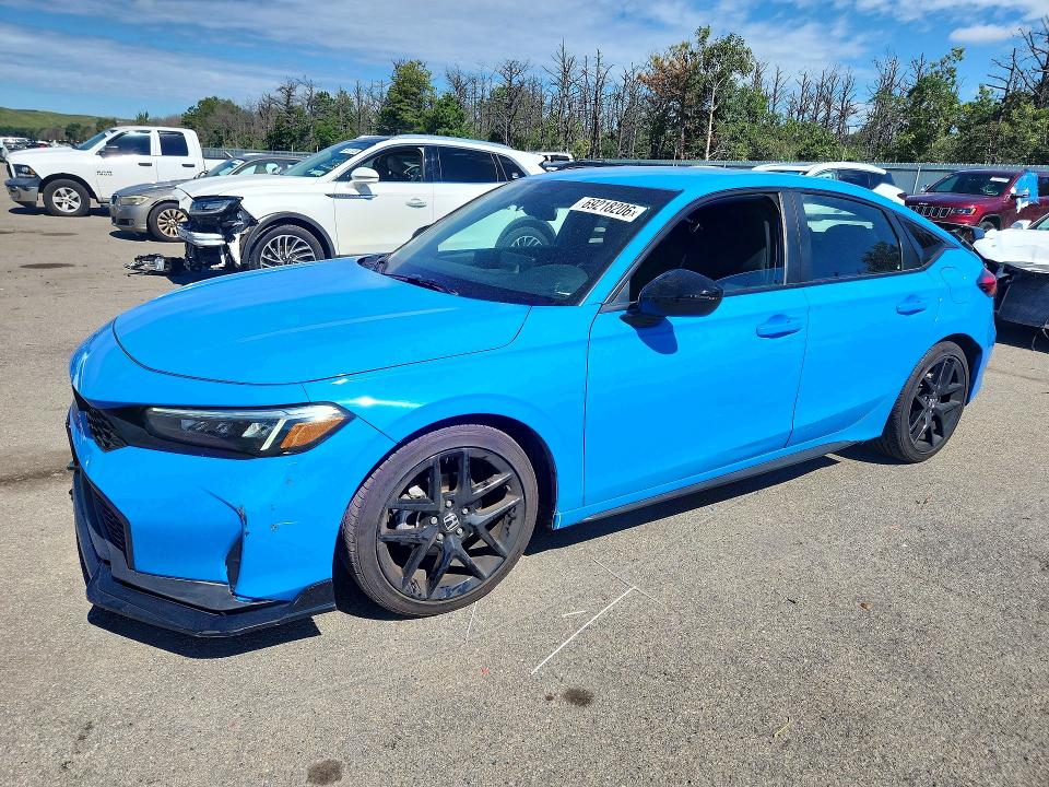 2025 Honda Civic VIN 19XFL2H80SE014921 — COPART salvage auction photo