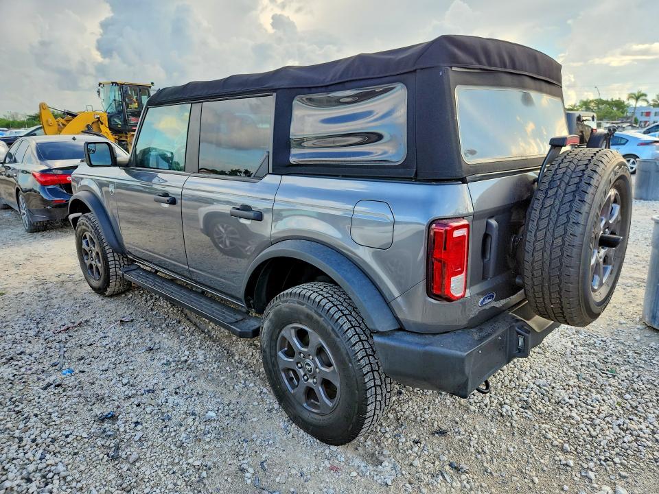 2022 Ford Bronco VIN 1FMDE5BH3NLA79166 COPART salvage auction — MINOR DENT/SCRATCHES, NY - CERTIFICATE OF TITLE (P), sold $18,200 on 2026-09-18 (photo 2)