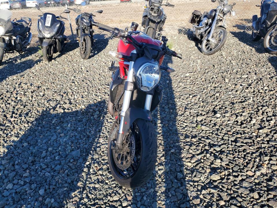 2014 Ducati Monster VIN ZDM1RBSV1EB004041 COPART salvage auction — SIDE, CA - SALVAGE CERTIFICATE, sold $1,600 on 2026-09-17 (photo 2)