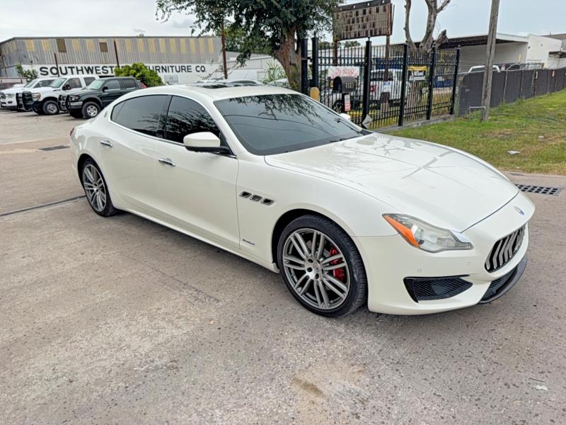 2017 Maserati Quattroporte VIN ZAM56RPS0H1236696 — COPART salvage auction photo
